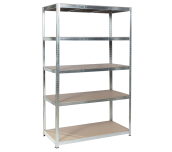 МЕТАЛЕН СТЕЛАЖ NEW AGE CR-1012 - 200Х120Х60 СМ, ДО 250 КГ НА РАФТ ЦИНК