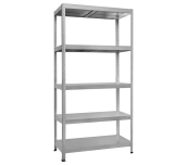 МЕТАЛЕН СТЕЛАЖ HARD 180X80X40 СМ, ДО 130 КГ НА РАФТ ЦИНК