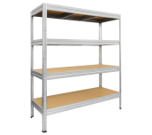 МЕТАЛЕН СТЕЛАЖ MEGA 177X200X60 СМ, ДО 500 КГ НА РАФТ ЦИНК