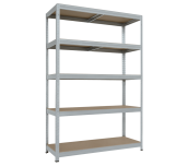 МЕТАЛЕН СТЕЛАЖ STAR PLUS 180X120X45 СМ, ДО 250 КГ НА РАФТ ЦИНК