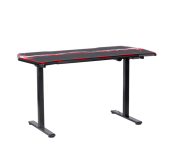 ЕРГОНОМИЧНО ГЕЙМЪРСКИ БЮРО STORM ЧЕРНО-ЧЕРВЕНО