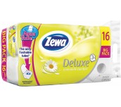 ТОАЛЕТНА ХАРТИЯ ZEWA DELUXE CAMOMILE 16БР 3ПЛ