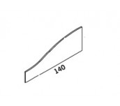 ПРЕГРАДА ЗА БЮРО ERGO LUX 130/40/25 БЕЖОВ