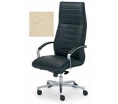 ДИРЕКТОРСКИ СТОЛ LYNX STEEL ЕСТЕСТВЕНА КОЖА SD 06 СЛОНОВА КОСТ