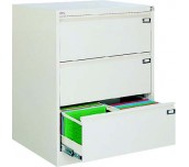 МЕТАЛНА КАРТОТЕКА SZK 202 С 3 ЧЕКМЕДЖЕТА СИВ