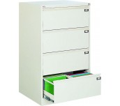 МЕТАЛНА КАРТОТЕКА SZK 302 С 4 ЧЕКМЕДЖЕТА СИВ