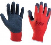 РЪКАВИЦИ ОТ ПОЛИАМИДНО ТРИКО, ТОПЕНИ В ЛАТЕКС TOPGRIP-R