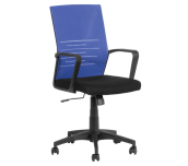 РАБОТЕН ОФИС СТОЛ NELSON 7041 МЕШ ЧЕРЕН/СИН