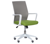 РАБОТЕН ОФИС СТОЛ LOUISE МЕШ СИВ-ЗЕЛЕН