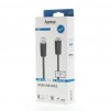 Кабел HAMA, USB 3.0 A мъжко - USB 3.0 Micro-B мъжко, 1.5 м, 5Gbit/s, Черен