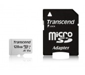 Transcend 128GB microSD w/ adapter UHS-I U3 A1