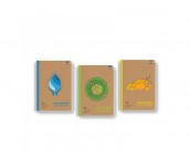 ТЕТРАДКА СПИРАЛА РЕЦИКЛИРАНА ХАРТИЯ 80Л А5 МИКС