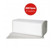 КЪРПИ ЗА РЪЦЕ V 21X20 СМ 200 БРОЯ 2 ПЛ. ЦЕЛУЛОЗНИ