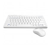 Комплект клавиатура и мишка RAPOO 8000M, Бял
