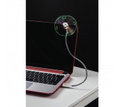 USB LED Вентилатор светещ, часовник, 12315