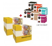 10 ПАКЕТА КОПИРНА ХАРТИЯ EURO BASIC A4 80Г + КАФЕ NESCAFE DOLCE GUSTO 16БР. ПО ИЗБОР