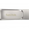 USB памет SanDisk Ultra Dual Drive Luxe, 128GB, USB 3.1 Gen 1, USB-C, Сребрист