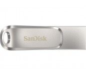 USB памет SanDisk Ultra Dual Drive Luxe, 128GB, USB 3.1 Gen 1, USB-C, Сребрист