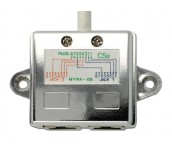 Адаптер DeLock Port Doubler, 1 x RJ45 plug - 2 x RJ45 jack (2 x Ethernet)