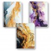 ТЕТРАДКА СПИРАЛА B&W MARBLE A4 105Л 3 ТЕМИ