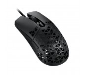 Asus TUF Gaming M4 Air Wired Gaming Mouse, 16,000 DPI Sensor, 6 Programmable Buttons, Ultralight Air Shell, IPX6 water resistance, ASUS Antibacterial Guard, TUF Gaming Paracord, pure PTFE feet, Black