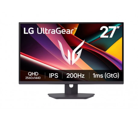 LG 27G610A-B, UltraGear 27" IPS, AG, 1ms (GtG), 200Hz, 1000:1, HDR400, sRGB 99%, 400cd/m2, QHD 2560x1440, NVIDIA G-SYNC, AMD FreeSync, HDMI, DisplayPort, Headphone Out, Reader mode, Tilt, Swivel, Hei