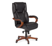 ДИРЕКТОРСКИ СТОЛ 8020 ЕТСЕСТВЕНА КОЖА ЧЕРЕН