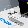 ATEN Докинг 11-in-1 USB-C Multiport Dock + Power Pass-Through, 2 x HDMI, LAN,3.5mm, USB-C, SD Card , microSD, 3 x USB 3.2