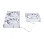 Комплект 3 броя Вентилатор Lian Li UNI P28 - 120mm, Бял