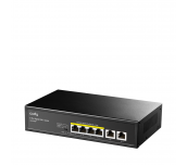 Суич Cudy GS1006P, 6 x портов 10/100/1000Mbps PoE, 65W