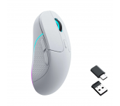 Геймърска Безжична мишка Keychron M3, Matte White