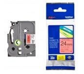 Brother TZe-451 Tape Black on Red, Laminated, 24mm, 8 m - Eco