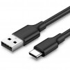 КАБЕЛ USB UGREEN US287 А / USB-C 3A,1М, ЧЕРЕН
