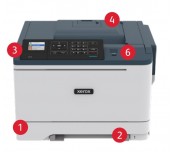 Xerox C310 A4 colour printer 33ppm. Duplex, network, wifi, USB, 250 sheet paper tray