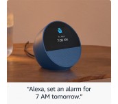 Смарт часовник Amazon Echo Spot 2024 , гласов асистент, Blue