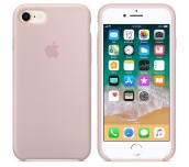 Apple iPhone 8/7 Silicone Case - Pink Sand