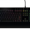 Logitech G213 Prodigy Gaming Keyboard, Lightsync, Spill Resistant, Palm Rest, Media Controls, Black