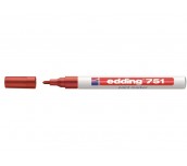 ПЕРМАНЕНТЕН МАРКЕР EDDING 751 PAINT 1-2ММ ЧЕРВЕН