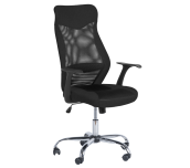 СТОЛ ДИРЕКТОРСКИ BRANDY ДАМАСКА/МЕШ ЧЕРЕН