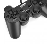 Жичен геймпад ESTILLO 703  Dual Vibration, USB, Черен