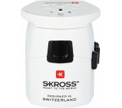 Адаптер SKROSS PRO Light 1.103165, World, Бял