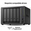 Мрежов сторидж Synology NAS DS1525+, за 5 диска, AMD Ryzen V1500B, 8GB DDR4 SODIMM