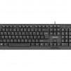 Natec Keyboard Trout US Layout Slim, Black 