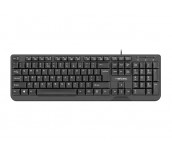 Natec Keyboard Trout US Layout Slim, Black 