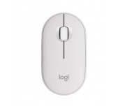 Logitech Pebble Mouse 2 M350s - TONAL WHITE - BT - N/A - EMEA-808 - DONGLELESS