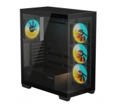 Кутия Gigabyte C500 PANORAMIC Stealth Black - Mid-Tower