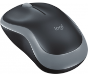 Безжична оптична мишка LOGITECH M185, USB, Сив/Черен