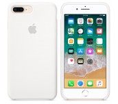 Apple iPhone 8 Plus/7 Plus Silicone Case - White
