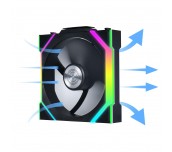 Вентилатор Lian Li UNI FAN SL Wireless ARGB PWM - 120 mm Черен