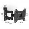 Стенна стойка за TV, Fullmotion, 122 cm (48